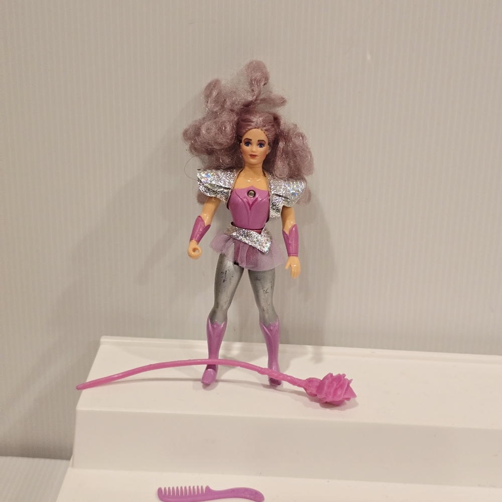 Glimmer 1984 She-Ra Princess of Power Vintage Action Figure with Rose Staff